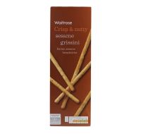 Waitrose crisp and nutty sesame breadsticks ขนมปังแท่งกรอบผสมงา ขนาด 125g