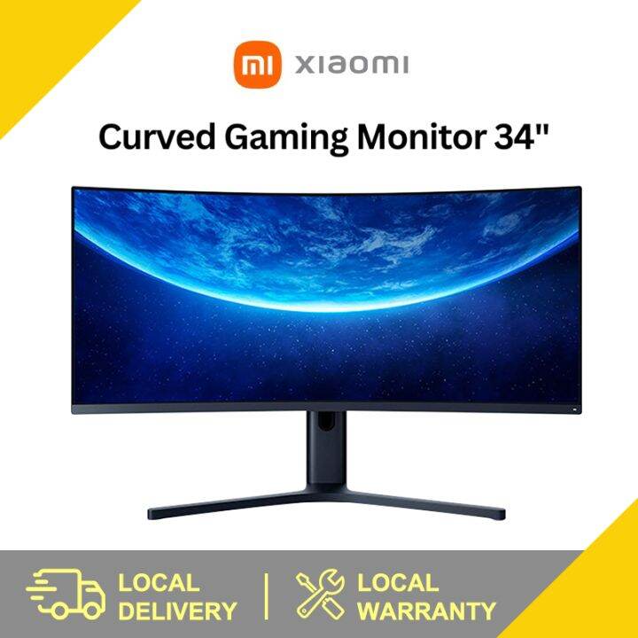 Xiaomi 34 Inch Curved Gaming Monitor 21: 9 WQHD Resolution 121% sRGB ...