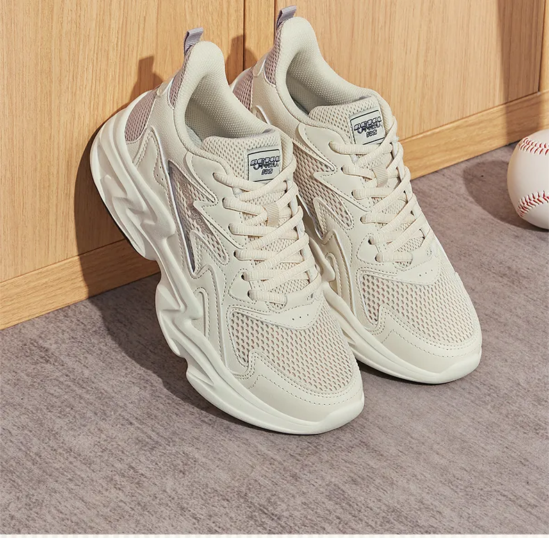 Womens vintage breathable dad on sale sneakers