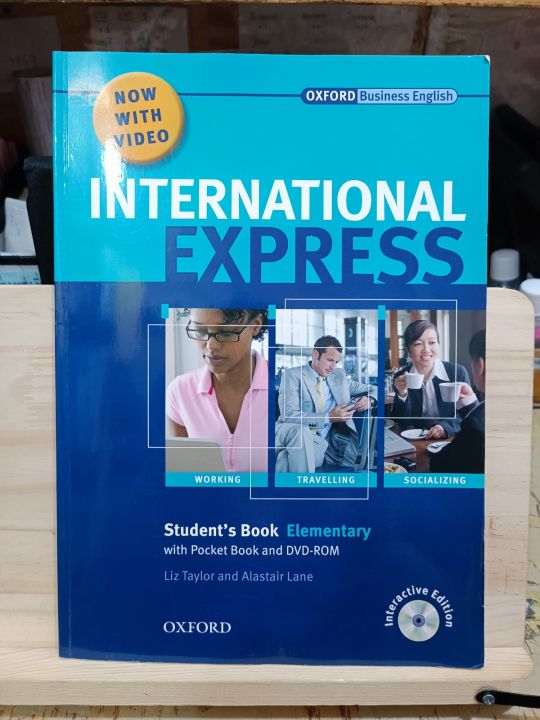 EN]　Book,　(มีDVD)　Interactive　Book　Student's　Editions　(Student's　หนังสือเรียนภาษาอังกฤษ　International　Pack　DVD)　Express　แบบฝึกหัด　Elementary.　Pocket