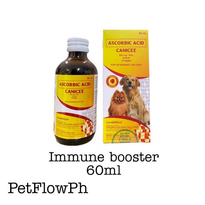 Canicee Ascorbic acid 60ml vitamin c syrup for dogs Lazada PH