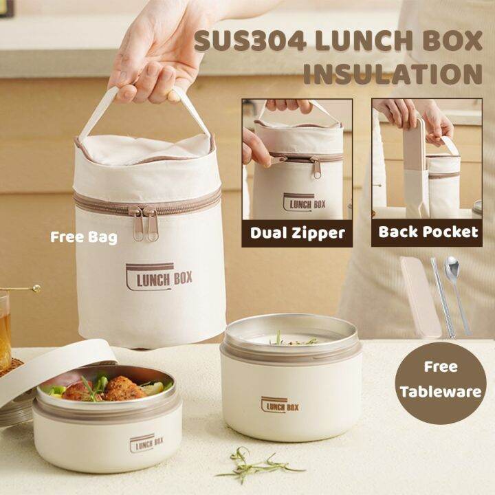 Stainless Lunch Box set all with bag lunch bag insulated thermal lunch