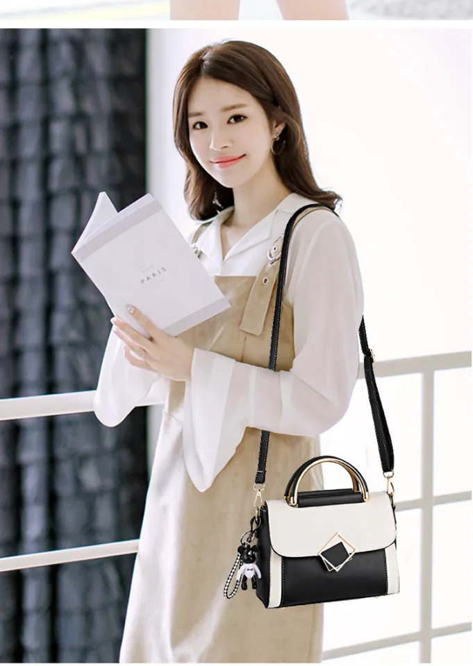 Contrast color elegant luxury square bag - BAGYOHO