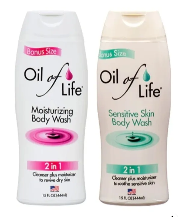 Oil of Life 2 in 1 Moisturizing Body wash for very dry skin 444ml