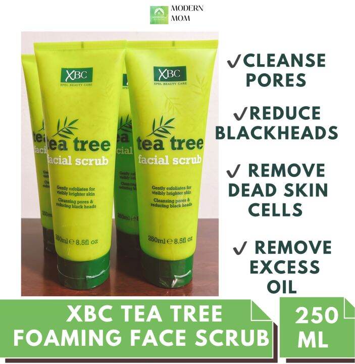 XBC Tea Tree Facial Scrub 250 ml Lazada PH