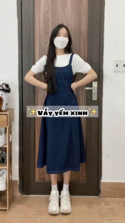 Yếm váy dài Mint Official