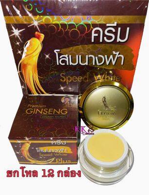 ครีมโสมนางฟ้า โฉมใหม่ (ยกโหล 12 กล่อง) Speed White Plus (Premium Ginseng) ครีมกลางคืน ขนาด 20 g.