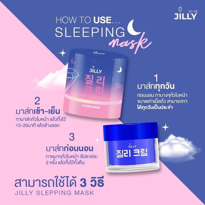 สลิปปิ้งมาร์ค-จิวลี่-จิวลี่ครีม-มาร์คจิวลี่-sleepingmask