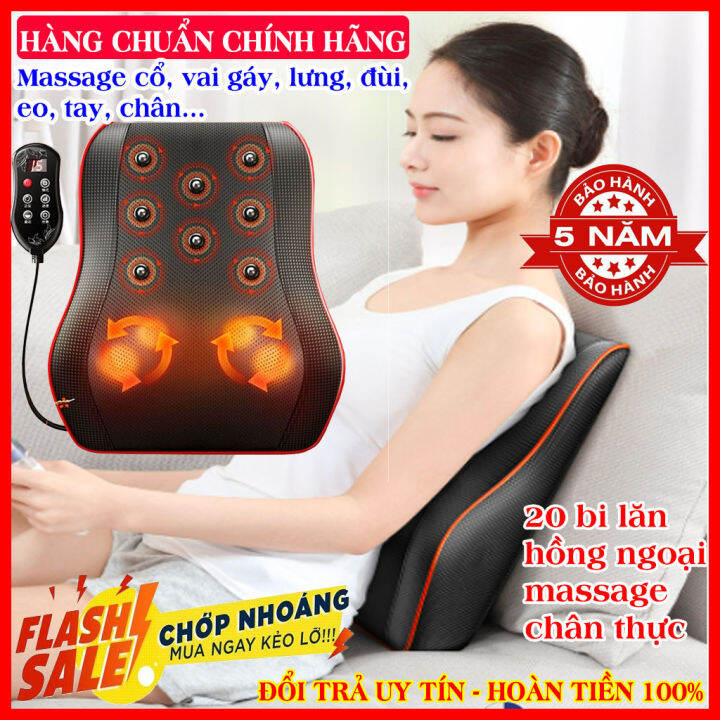 [HÀNG CAO CẤP] Nệm massage toàn thân - gối massage cổ vai gáy - Gối ...