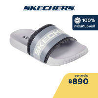 Skechers สเก็ตเชอร์ส รองเท้าแตะผู้ชาย Men Side Lines 2.0 Slides - 8790212-GYBK