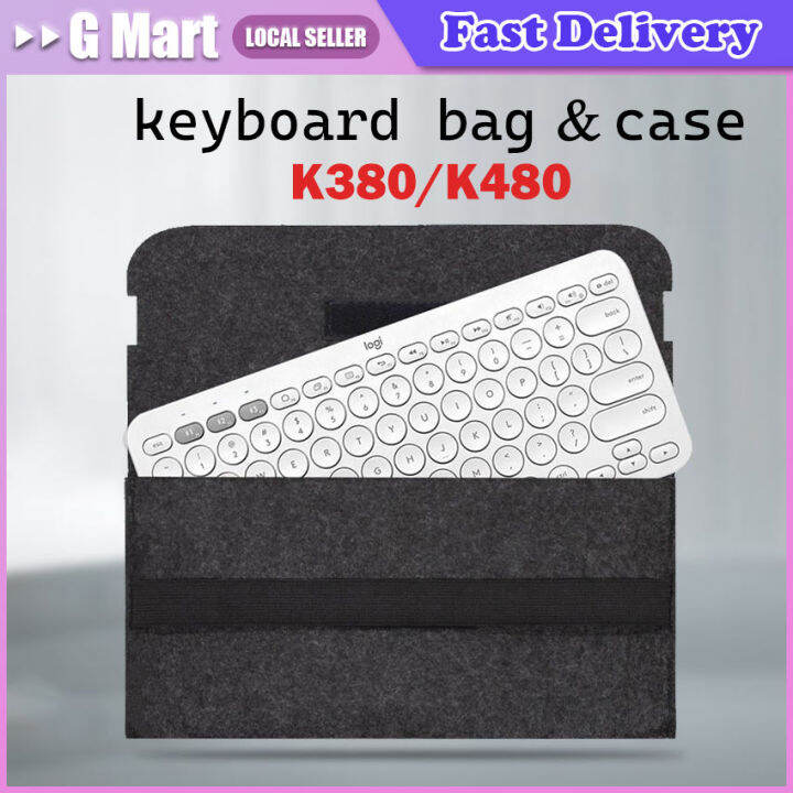 Portable Felt Keyboard Carrying Case Bag Keyboard Storage Bag 60, 87