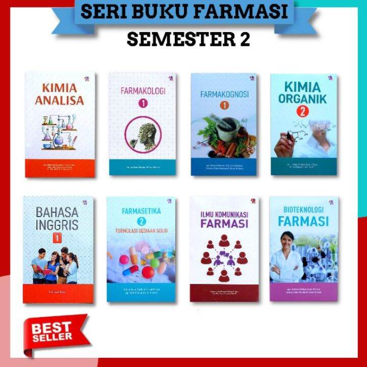 Buku FARMASI Semester 2 KIMIA ANALISA FARMAKOLOGI 1 FARMAKOGNOSI 1 ...