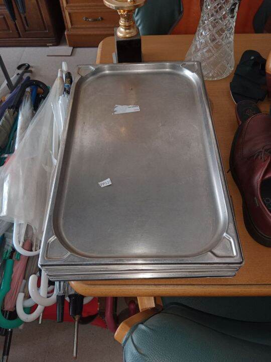 stainless food pan heavy duty from japan 400each | Lazada PH