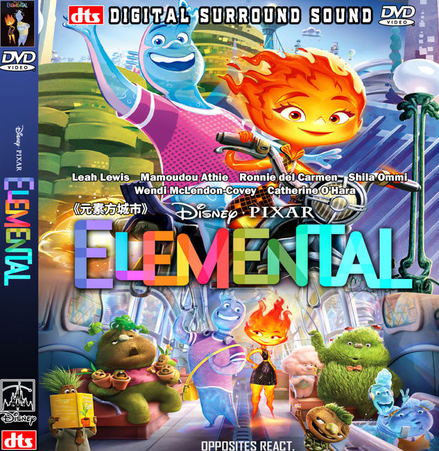 Elemental (2023) DVD 100% Original | Lazada