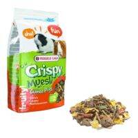 Crispy Musli Guinea Pigs จากเวอร์เซเล-ลากา ให้คุณประโยชน์ดีๆ จากผัก และผลไม้สด

มีใยอาหารเพิ่มกากในระบบทางเดินอาหาร ช่วยกระตุ้นการทำงานของลำไส้

ช่วยขัดเหลาฟันป้องกันโรคฟันยาว อุดมด้วยวิตตามินซีเหมาะกับแก๊สบี้
#guineapigs #อาหารแก๊สบี้ #CrispyMusliGuineaP