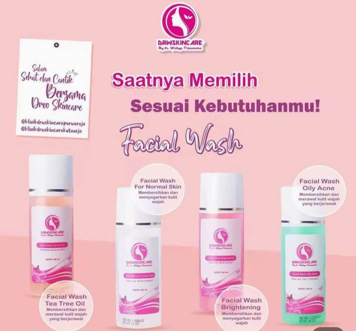 💯ORIGINAL Facial Wash (All varian) 60 ml DRW SKINCARE Lazada Indonesia