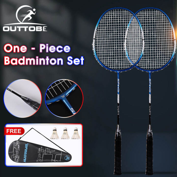 [Ready Stock]Badminton Original Racket Set Rocket Sale Ultra Light ...