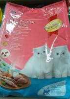 อาหารแมวเม็ด ยี่ห้อ Smart Heart Cat Kitten สูตรลูกแมว รสไก่ ปลา ไข่และนม ขนาด450กรัม (1ถุง)