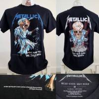 ?เสื้อวง METALLlCA ลิขสิทธิ์แท้ 100% ป้ายGILDAN USA