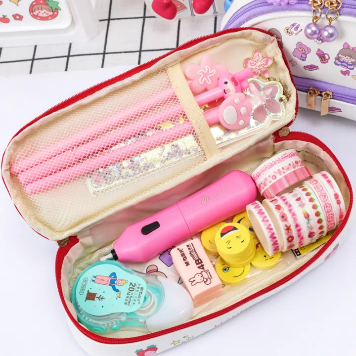 Japanese Pencil Case Large Capacity Junior High School Girl Ins Korean