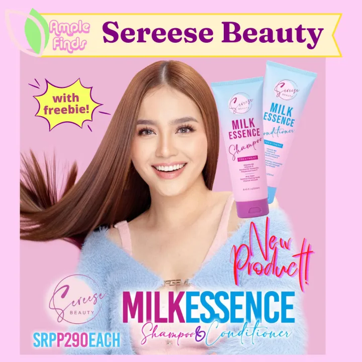 Sereese Beauty Milk Essence Shampoo Conditioner Hair Treatment New Product  with FREEBIE | Lazada PH