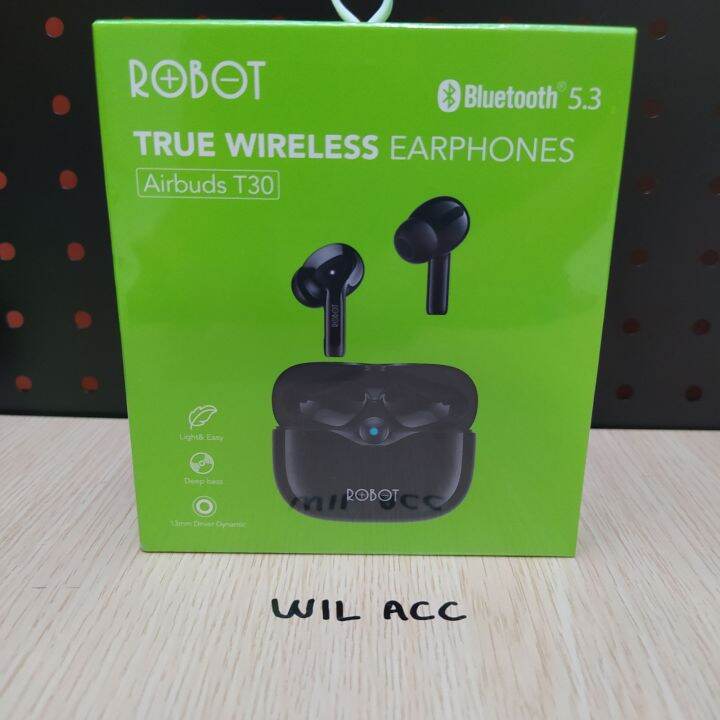 Headset Bluetooth TWS ROBOT T30 Lazada Indonesia
