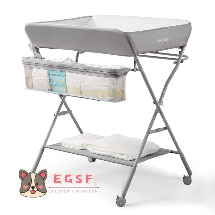 Infant Changing Table with Changing Pad, Changing Table Portable Pad