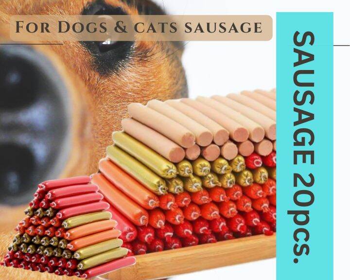 SAUSAGE for Dogs & Cats 20pcs. Lazada PH