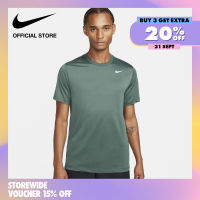 Nike Mens  Dri-FIT  RLGD Reset Tee - Faded Spruce ไนกี้ เสื้อยืดผู้ชาย Dri-FIT  RLGD Reset - สีเฟดสปรู๊ซ