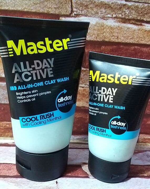 Master Cool Rush All In One Clay Wash Lightens Skin Lazada PH