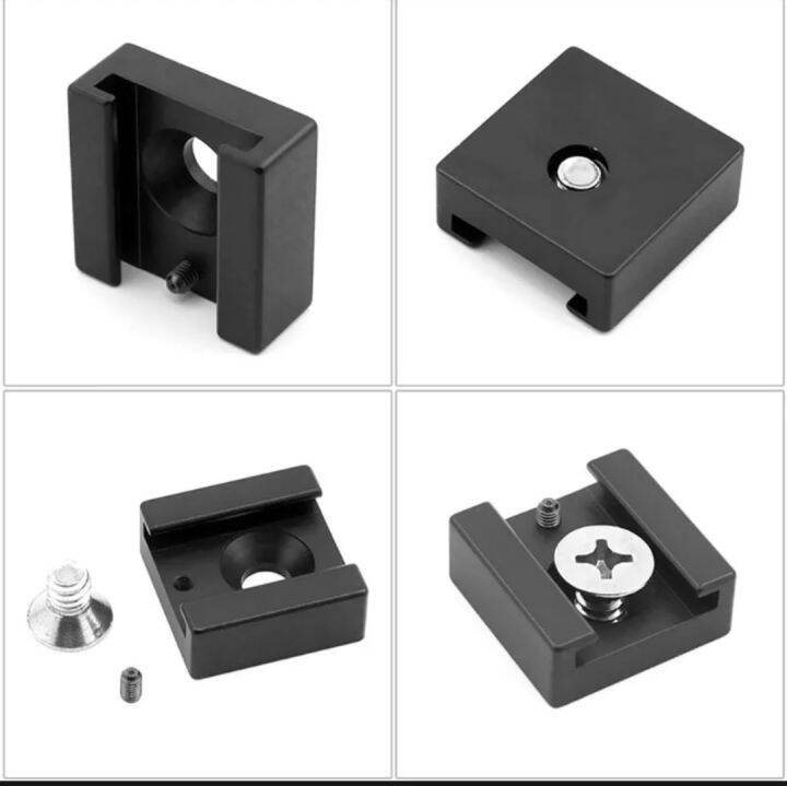Hot shoe / Cold shoe Adapter Extension Bracket multi purpose mount