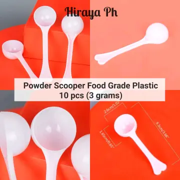 10PCS 1/3/5/10g Plastic Measuring Spoon Coffee Protein Milk Powder