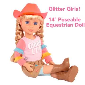 Glitter Girls Dolls by Battat – 14-inch Poseable Equestrian Doll