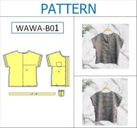 แพทเทิร์นเสื้อ WAWA-B01