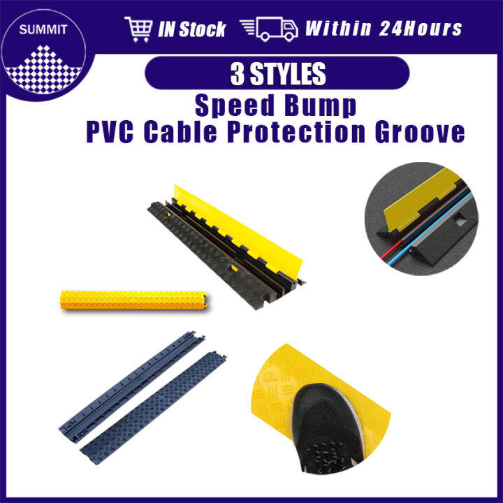 Outdoor/Indoor PVC+Rubber 1/2 Channel floor cable cover with