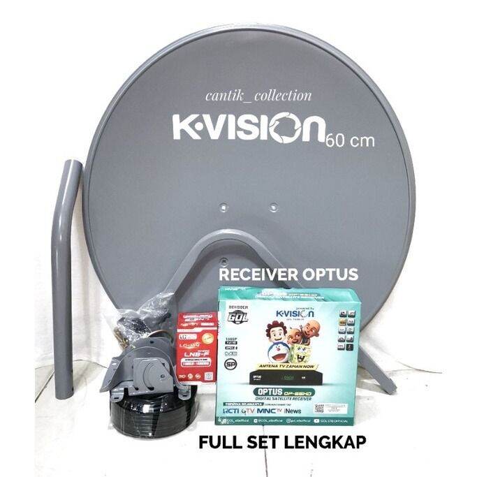 Parabola Kvision Full Set 60 Tanpa Receiver Lazada Indonesia