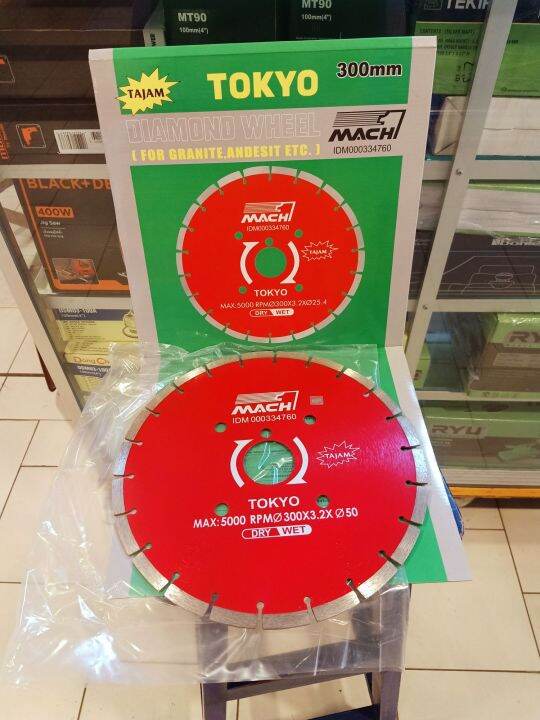diamond wheel Tokyo 12" 300mm pisau potong aspal Tokyo cutter tokyo