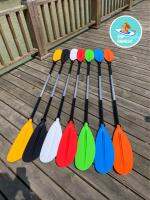 พร้อมส่ง ready to ship in Thailand 1-3วันได้รับของ paddle kayak ไม้พายเรือคายัค cannu ไม้พายเรือแคนนู 4ท่อน