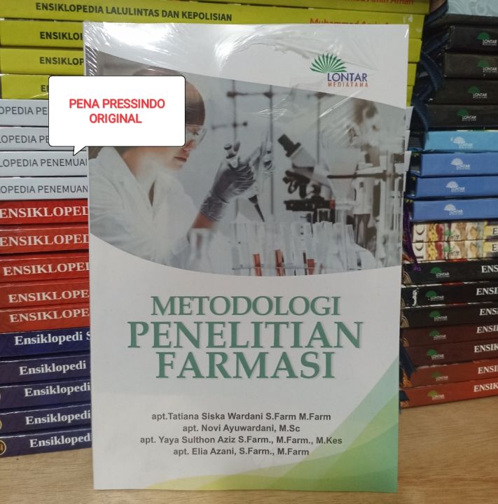 Buku Metodologi Penelitian Farmasi Tatiana Siska Wardani Lazada