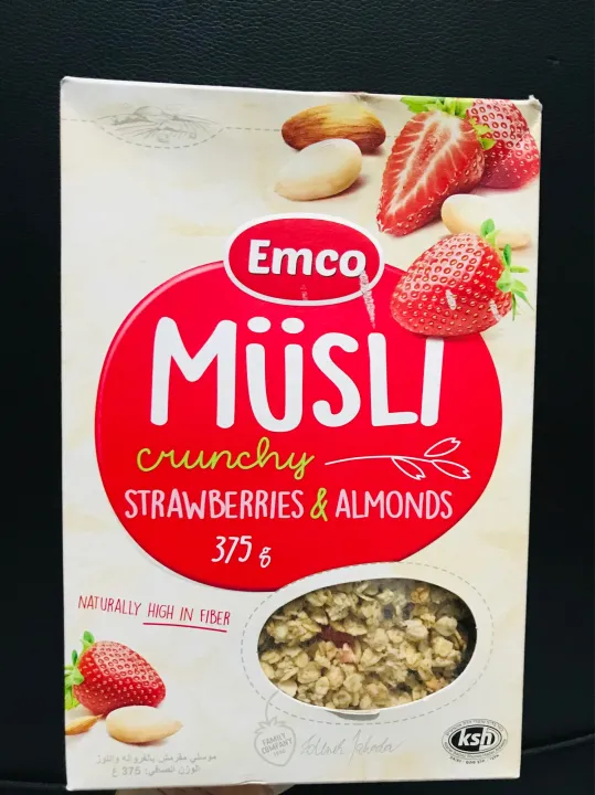 MUSL STRAWBERY ALMOND 375G