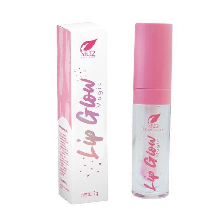 LIP GLOW MAGIC SR12 / LIP BALM / SERUM BIBIR / LIP GLOSS / MENCERAHKAN
