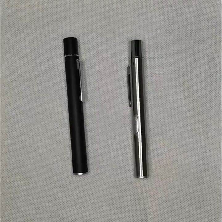USB Rechargeable Medical Pen Light Nursing Flashlight LED Torch Lamp