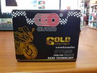 แบตเตอรี่มอเตอร์ไซค์ OUTDO GOLD SERIES(OTZ5S)(12V5Ah)แบตแห้ง สำหรับSonic, Click-i,Scoopy-i, Wave 100,Wave110, Wave 125, Dream 125,icon,Nice, Phantom 200,Fino,Mio new