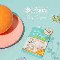 [1กล่องx6ซอง] LeSKIN Sliky Sunscreen DD Cream SPF50 PA++ 8 ml. เลอสกิน ดีดีครีม เมคอัพเบส กันน้ำ กันเหงื่อ ติดทน พร้อมสารป้องกันแสงแดด ของแท้