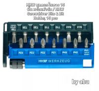 HHW ชุดดอกไขควง 15 ชิ้น พร้อมตัวจับ / HHW Screwdriver Bits &amp; Bit Holder, 15 pcs