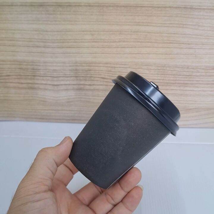 Paper Cup Hitam / Tea Cup / Gelas Kopi / Gelas kertas tahan panas ...