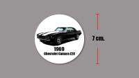 sticker pvc 1969 chevrolet camara z28 สติกเกอร์ รถคลาสสิค งานออฟเซ็ทแท้ กันน้ำ กันแดด