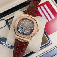 40mmระบบไขลาน Power reserve Kenetic Wacthes _Nautius_lather Hight quality wacthes