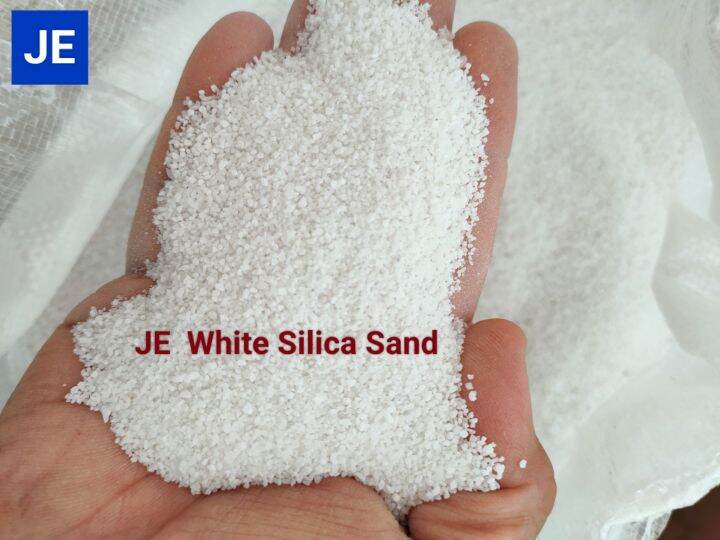 ☑️ JE White Silica Sand or Clear Glass Sand, Media for Swimming Pool