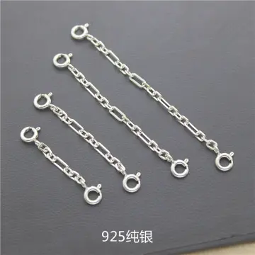 12Pcs Chain Extender, 6 Sizes Stainless Steel Bracelet Extension